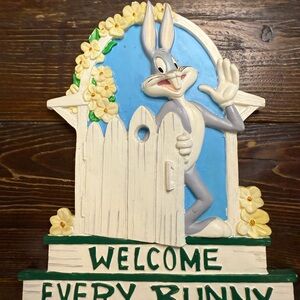 Looney Tunes Spring Garden sign Warner Bros
